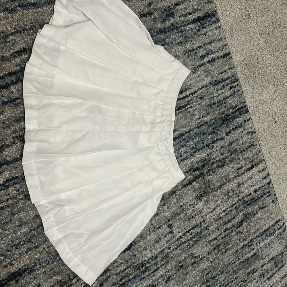 White skirt